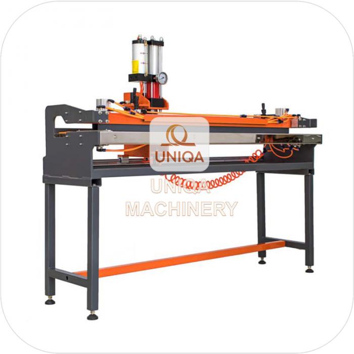 Pneumatic v finger punching machine